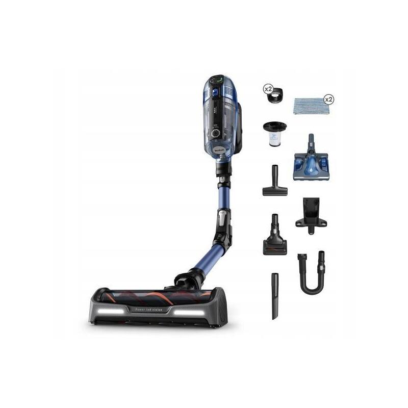 Aspiradora De Mano Tefal Ty99c X-Force Flex 14.60 Aqua, Inalámbrica, Azul