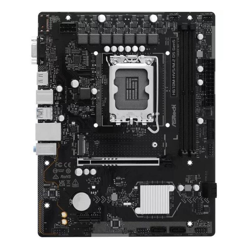 Asrock H610m-Hvs/M.2 D5 Gen5 S1700 Matx Intel H610 2xddr5 Retail