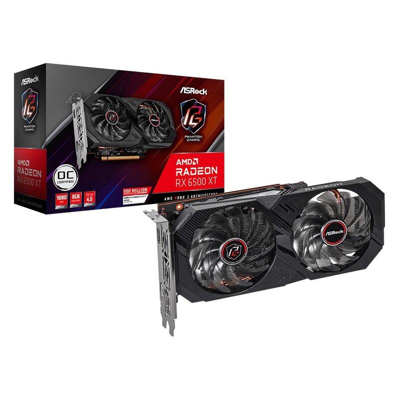 Asrock Radeon Rx 6500 Xt Phantom Gaming 8gb