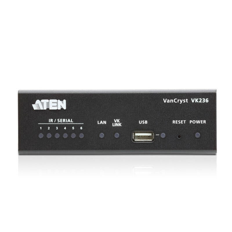 Aten Control Center 6-Port Ir/Serial Expansion Box (Vk236-At Aten Vk236, Alámbrico, 0 - 80%, 0 - 50 °C, 130 X 75,8 X 42 Mm, 450 G