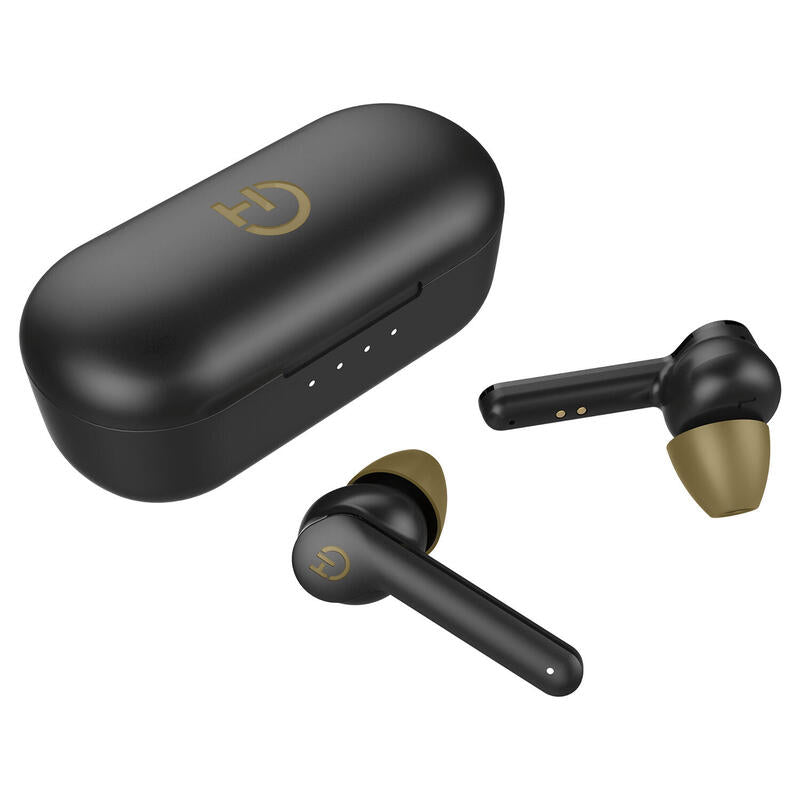 Auriculares Bluetooth Hiditec Vesta 90'S Limited Edition Con Estuche De Carga Autonomía 8h Negros