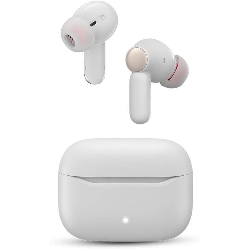 Auriculares Bluetooth Spc Ether 3 Pro Con Estuche De Carga Autonomía 8h Blanco