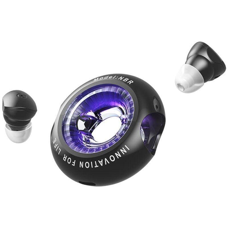 Auriculares Bluetooth Vention Nbrb0 Con Estuche De Carga Autonomía 20h Negros