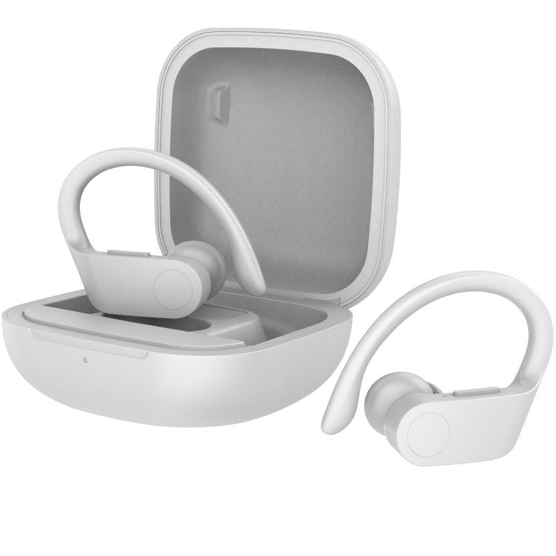Auriculares Deportivos Bluetooth Daewoo Dw2023 Con Estuche De Carga Autonomía 5h Blancos