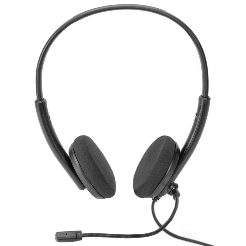 Auriculares Digitus On Ear Office Con Reducción De Ruido. Estéreo De 3,5 Mm
