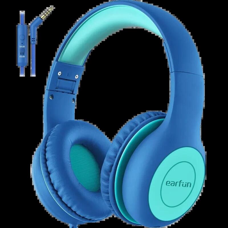 Auriculares Earfun K1 Blue Green Para Niños