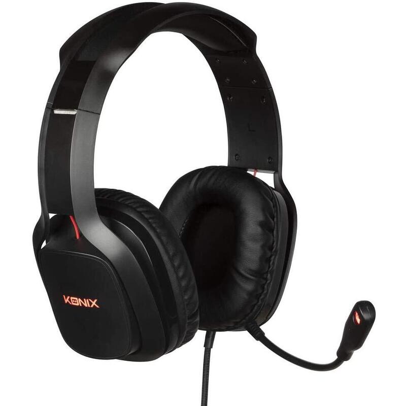 Auriculares Gaming Con Micrófono Konix Drakkar Mistlur Jack 3.5 Negros