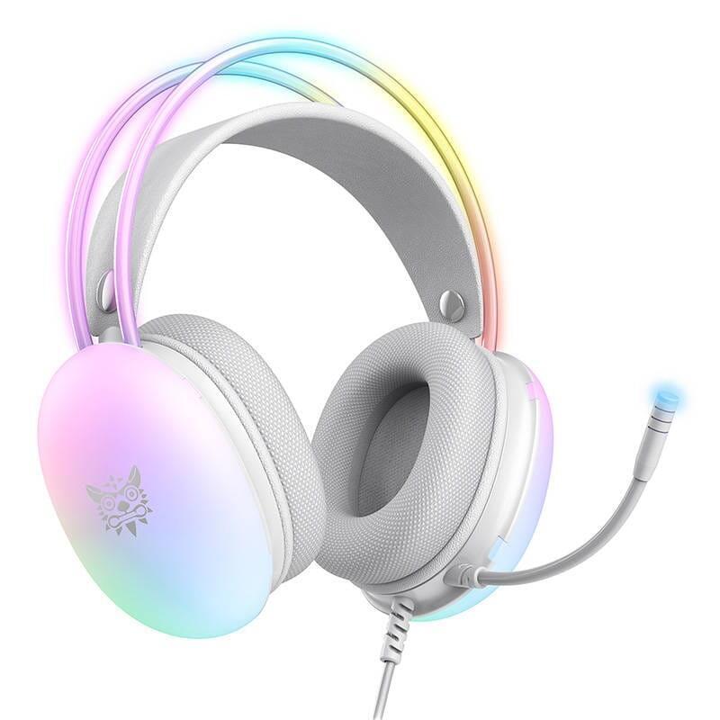 Auriculares Gaming Onikuma X25 Rgb Blanco