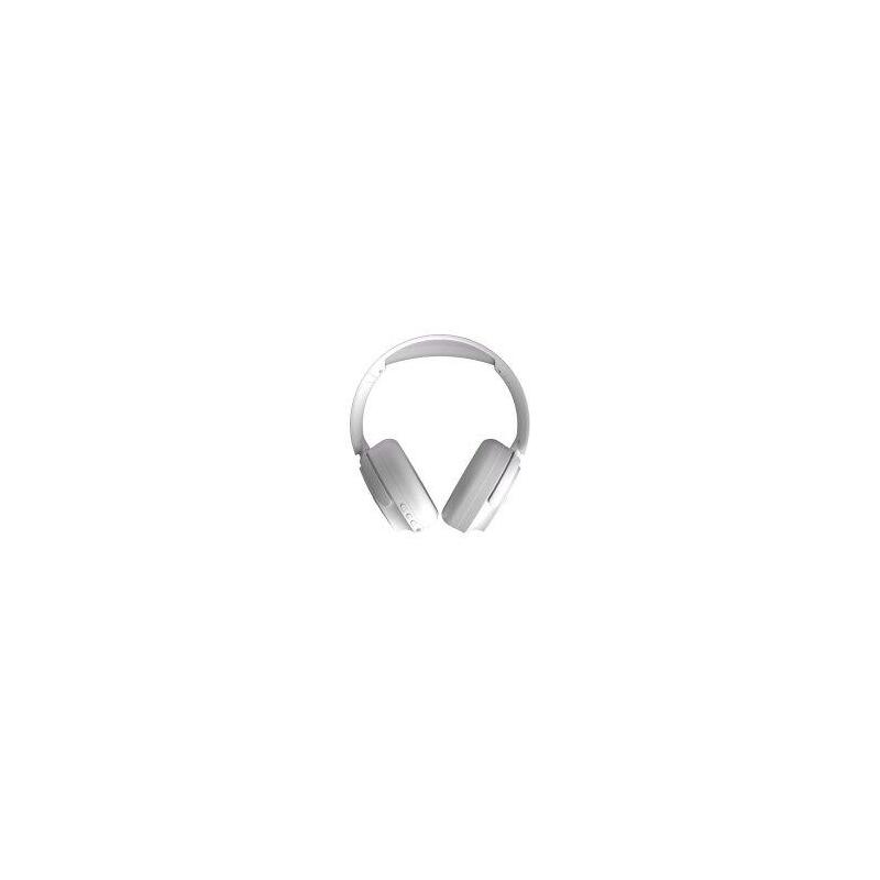 Auriculares Headset Bluetooth Aoc Ach3501wt Anc Hifi Mic Reproduccion 60h Carga Usb-C Blanco