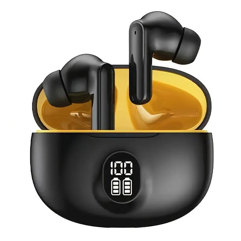 Auriculares Inalambricos Con Pantalla Led,Tactil Y Cancelacion Negro