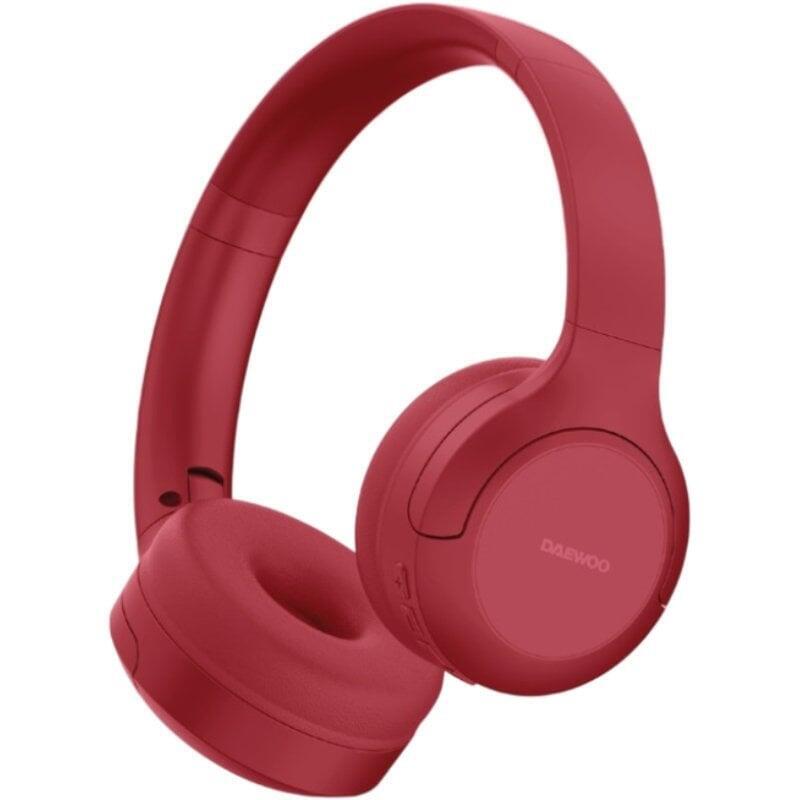 Auriculares Inalámbricos Daewoo Dw2026 Con Micrófono Bluetooth Rojos