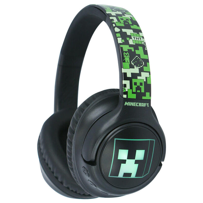 Auriculares Inalambricos Led Minecraft