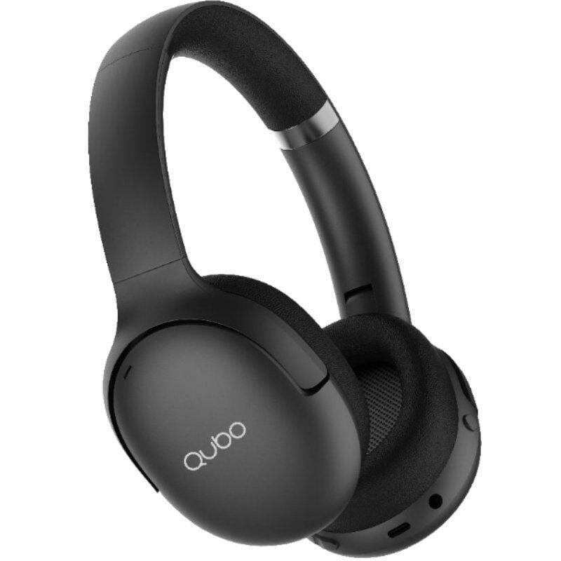 Auriculares Inalámbricos Qubo Hd-400 Con Micrófono Bluetooth Negros