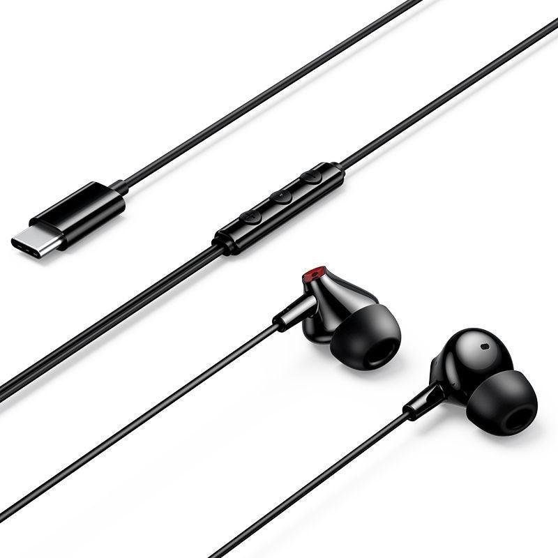 Auriculares Intrauditivos Vention Echo Lite Usb-C In-Ear Con Micrófono Usb Tipo-C Negros