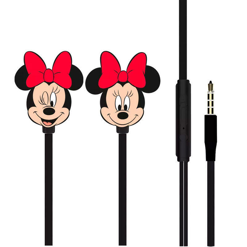 Auriculares Minnie Disney Lazo Rojo