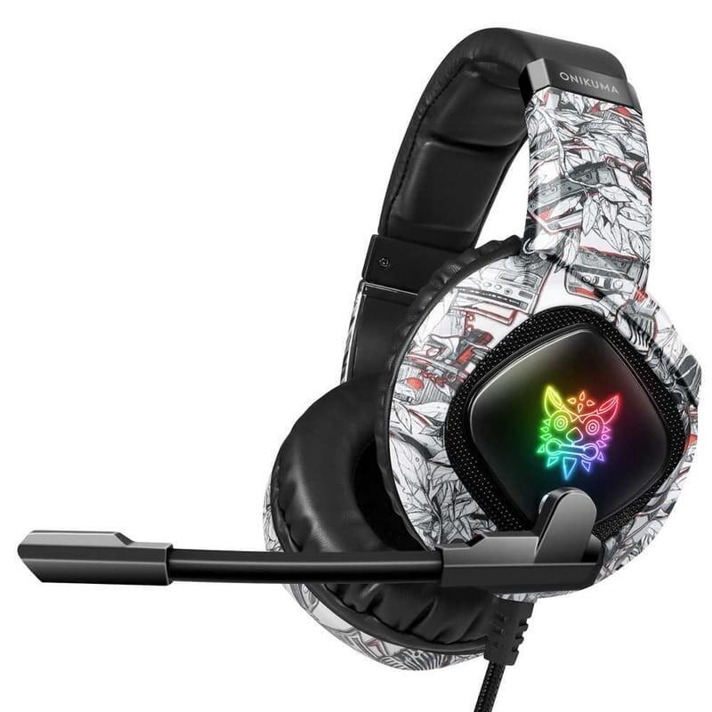 Auriculares Onikuma K19 Blanco Camuflaje Gaming