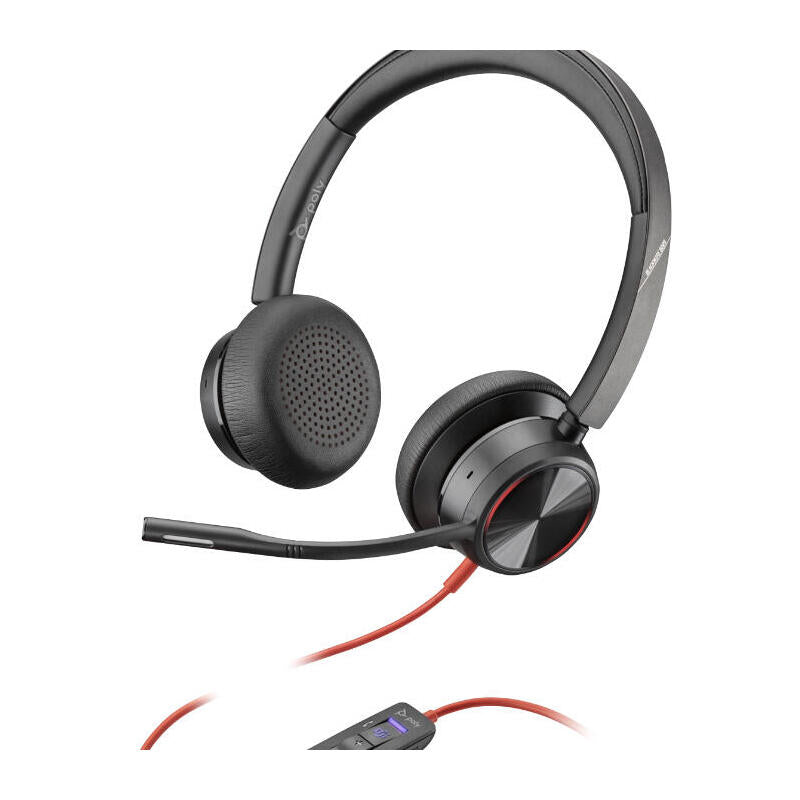 Auriculares Plantronics Blackwire 8225 Bin. Usba Binaurales Usb Auriculares Mit Active Noise Cancelling