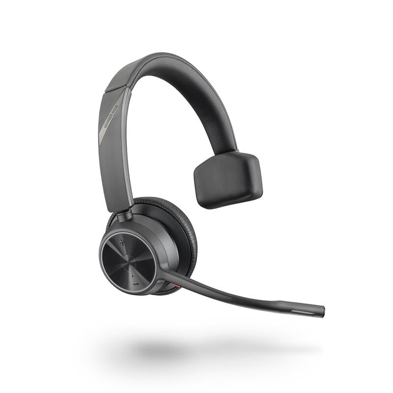 Auriculares Poly Voyager 4300 Uc 4310 Cableado/Inalámbrico De Diadema Mono - Monaural - Cobertor Total De Oreja - 5000 Cm - Bluetooth - 20 Hz A 20 Khz - 150 Cm Cable - Cancelación De Ruido Micrófono - Usb Tipo C, Usb Tipo A