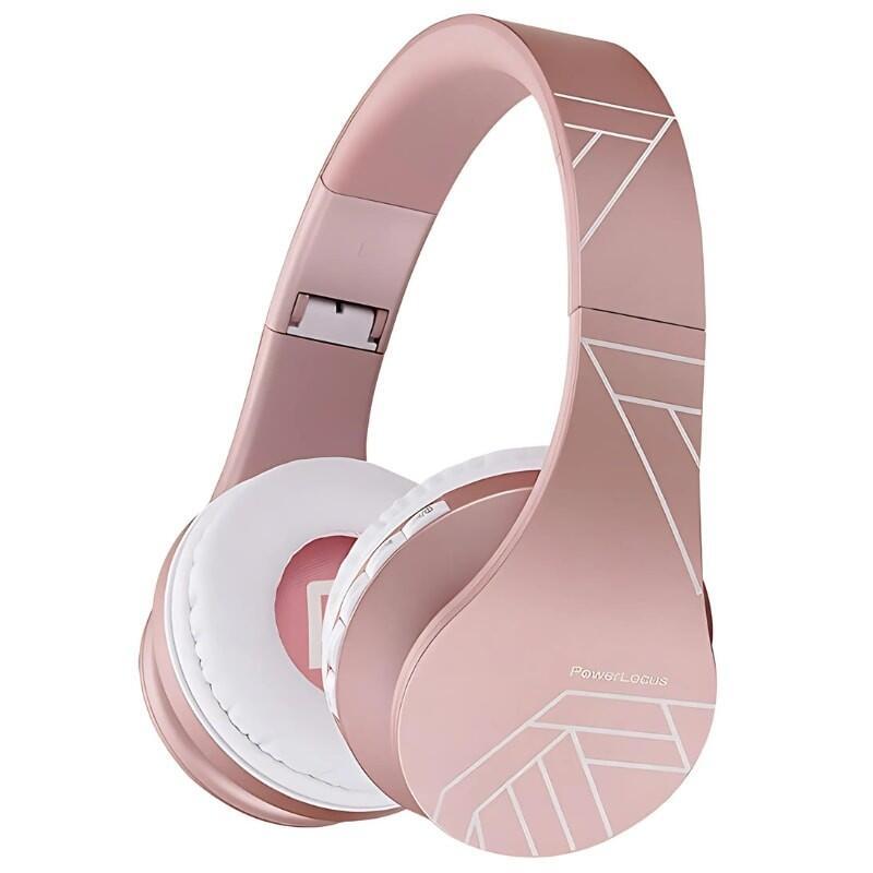 Auriculares Powerlocus P1 Lc Rosa Dorado Bluetooth