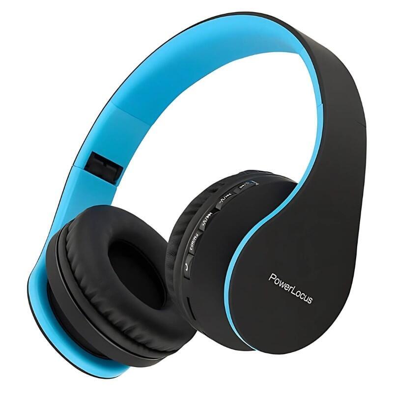 Auriculares Powerlocus P1 Negro/Azul Bluetooth