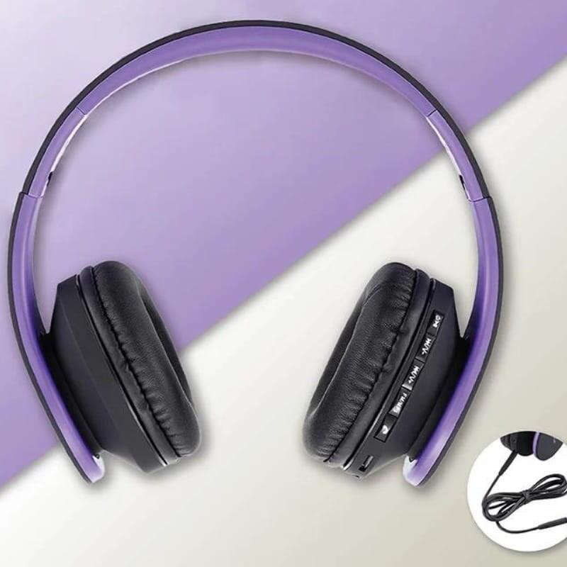 Auriculares Powerlocus P1 Negro/Púrpura Bluetooth