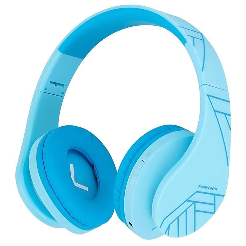 Auriculares Powerlocus P2 Kids Azul Inalámbricos Para Niños