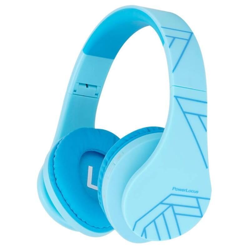 Auriculares Powerlocus P2 Kids Azul Inalámbricos Para Niños