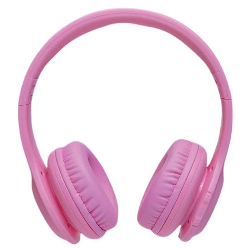 Auriculares Powerlocus Pled Rgb Rosa Inalámbricos Para Niños
