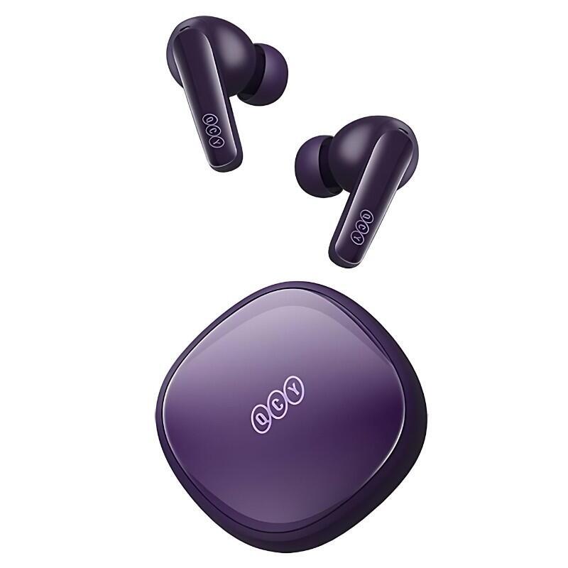 Auriculares Qcy T13x Tws Púrpura Bluetooth