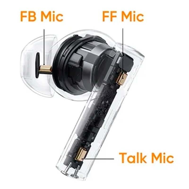 Auriculares Realme Buds Air 6 Naranja Con Cancelación De Ruido (Anc) Bluetooth