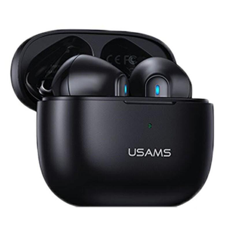 Auriculares Serie Usams Nx10 Bluetooth 5.2 Tws + Estuche Ladujace (Negro)