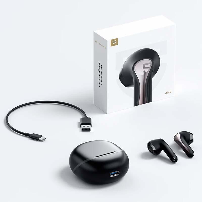 Auriculares Soundpeats Air5 Negro Bluetooth