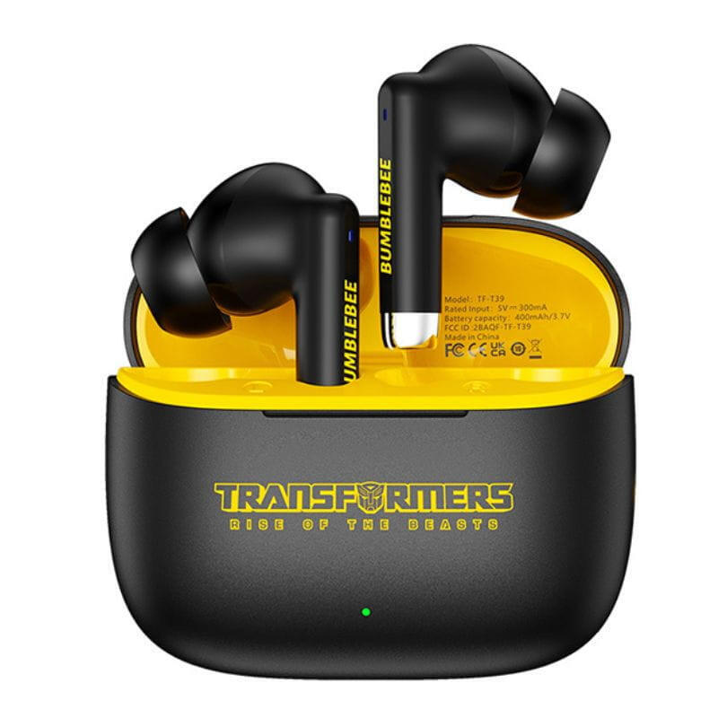 Auriculares Transformers Tf-T39 Negro/Amarillo