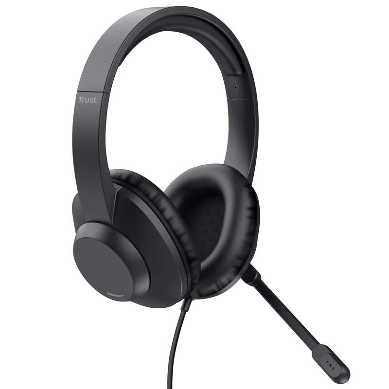Auriculares Trust Ayda Max Usb Con Micrófono Usb Negros