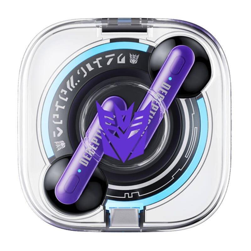 Auriculares Tws Transformers Tf-T03 Bluetooth Púrpura Inalámbricos