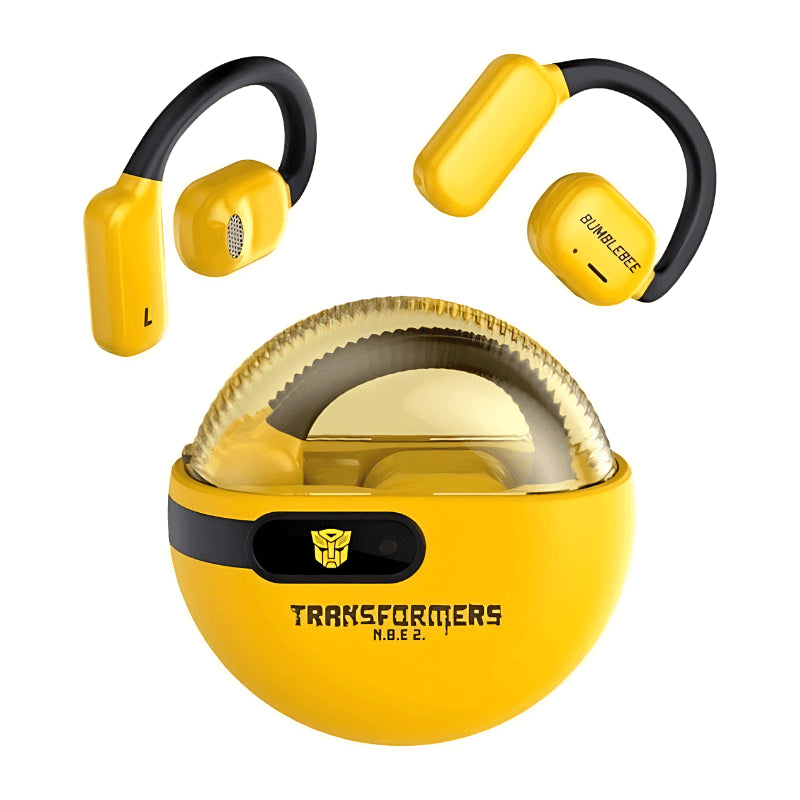 Auriculares Tws Transformers Tf-T09 Bluetooth Amarillo Inalámbricos