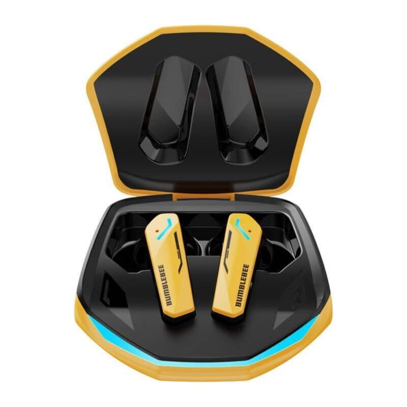 Auriculares Tws Transformers Tf-T10 Bluetooth Amarillo Inalámbricos