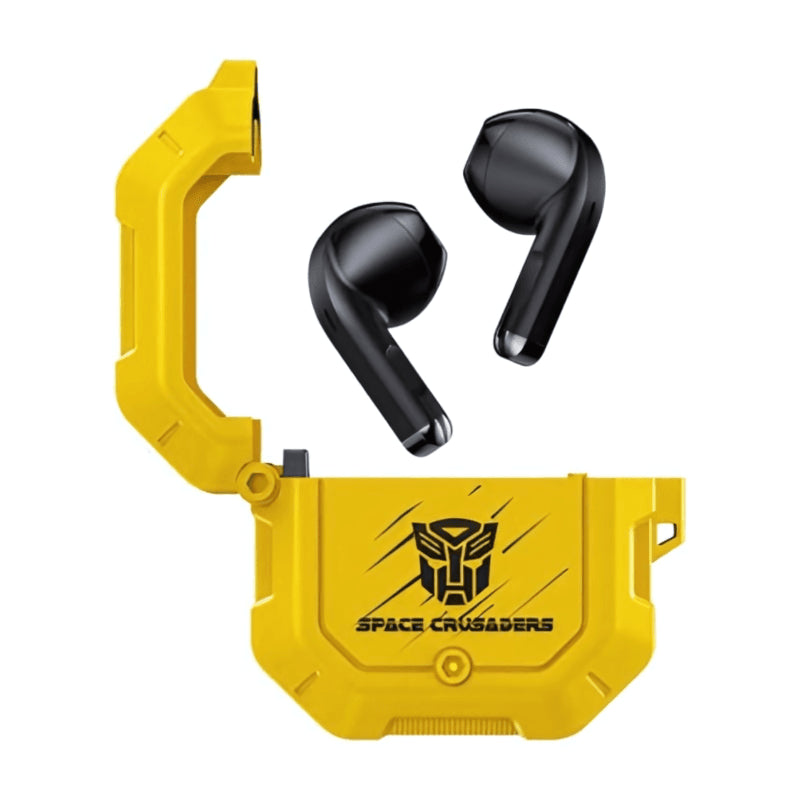 Auriculares Tws Transformers Tf-T12 Bluetooth Amarillo Inalámbricos