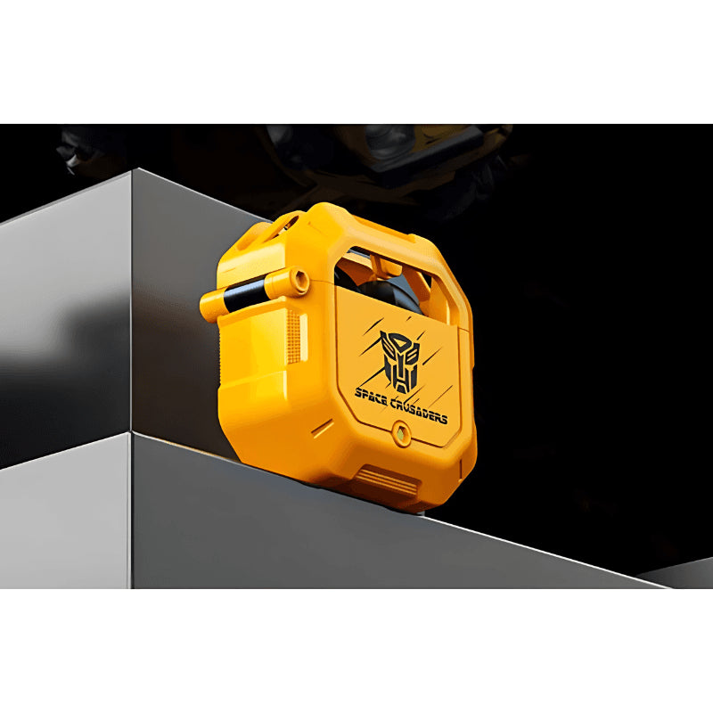Auriculares Tws Transformers Tf-T12 Bluetooth Amarillo Inalámbricos