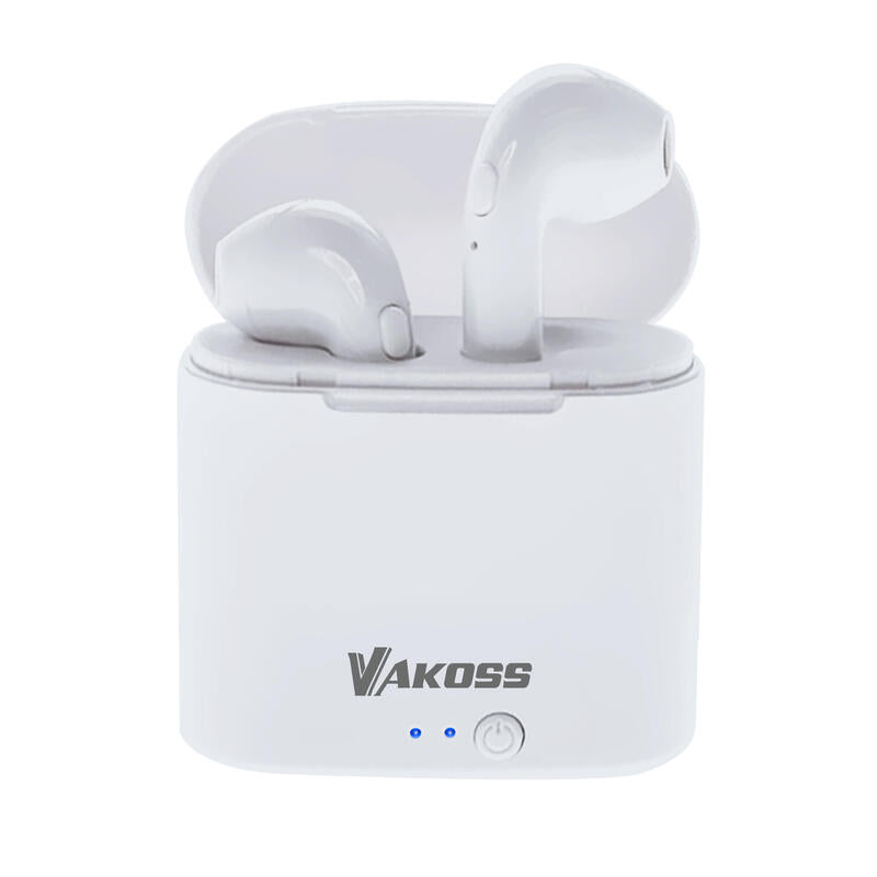 Auriculares Vakoss Bt Con Estación De Acoplamiento Sk-832bw Blanco