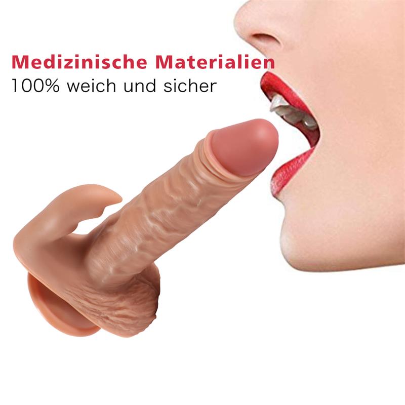 Austin Dildo Con 20 Modos De Vibración Y Estimulador De Clítoris