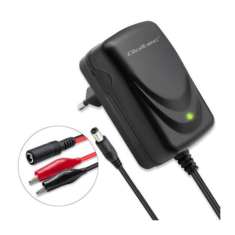 Automatyczna Ladowarka Do Akumulatora Agm Gel Std 12v 1.5a Prostownik Z Sygnalizatorem Led