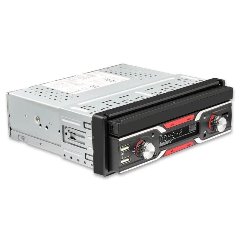 Autorradio 1 Din Swm 9603s Pantalla Retráctil Bluetooth/Usb Negro