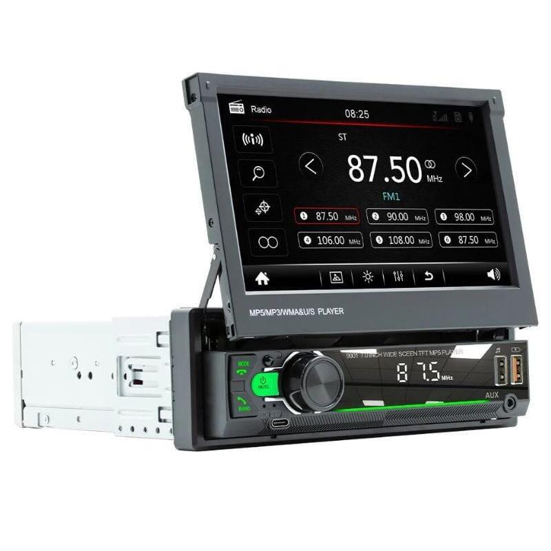 Autorradio 1 Din Swm 9901c-S Bluetooth/Mirror Link/Carplay/Usb Negro