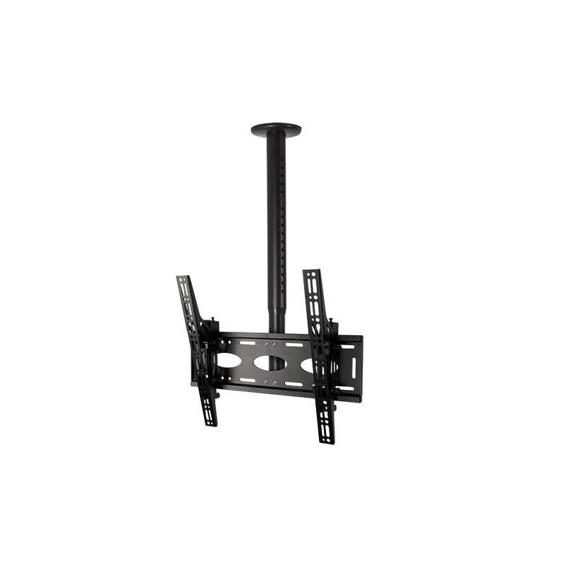 B-Tech Deckenhalterung 600x400 -50kg Bis 65'' Neig 0.6-1m 50mm Negro