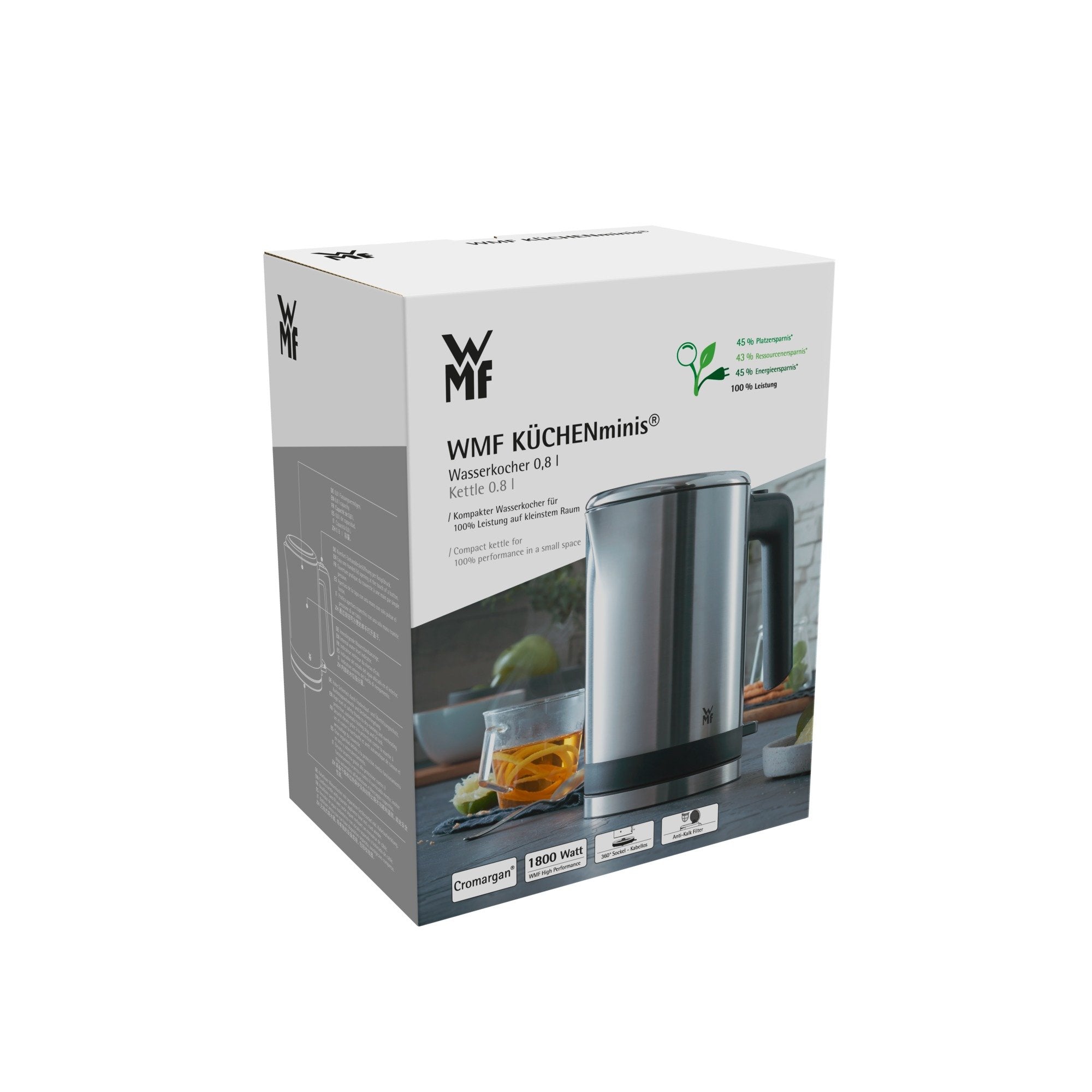Tetera Wmf Kitchenminis 0413140011 Eléctrica 0,8 L 1960 W Acero Inoxidable