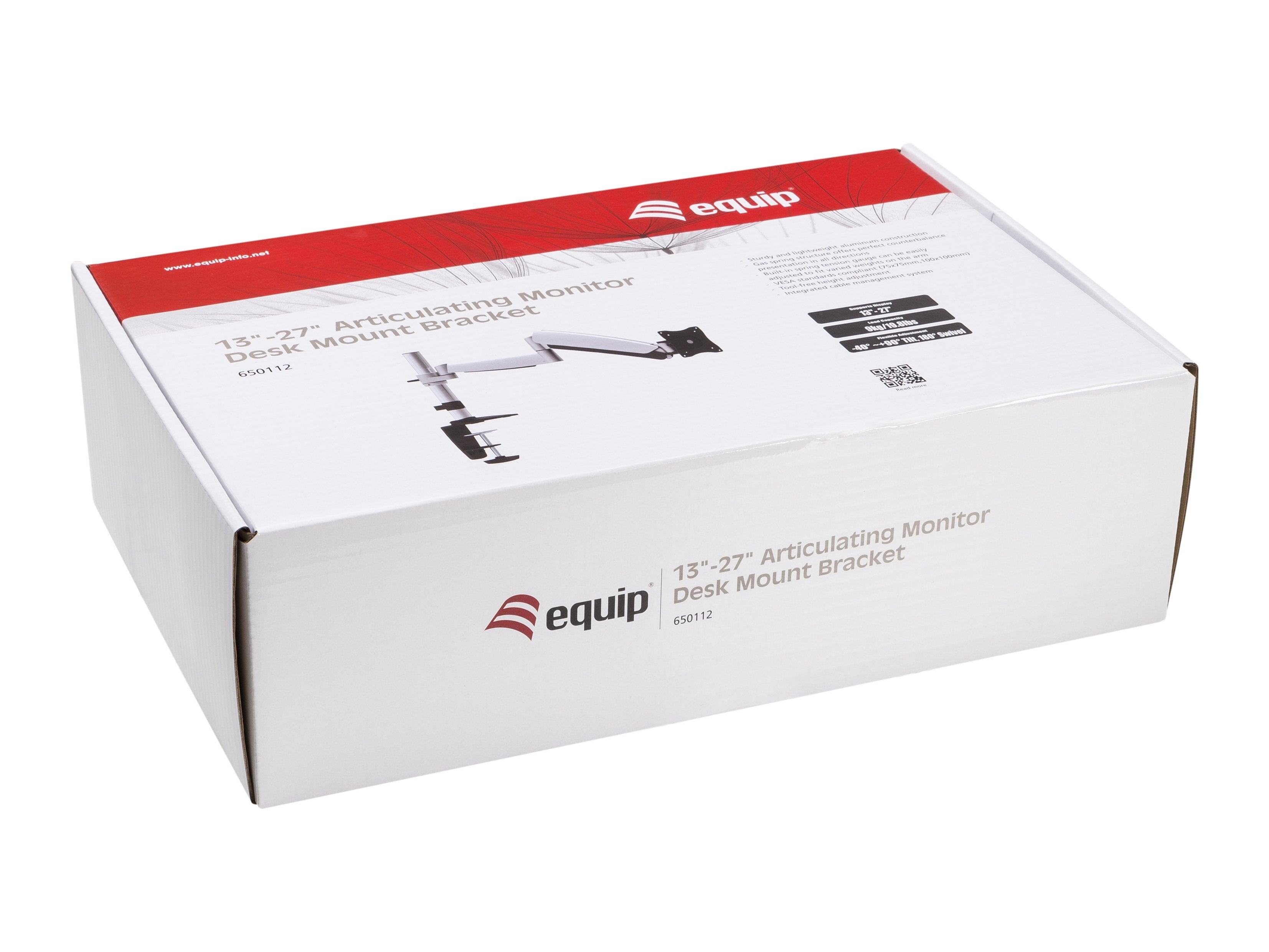 Soporte Pantalla Para Mesa 13-27 De Brazo Hidraulico Inclinable Y Giratorio 360º Max. Vesa 100x100 Hata 9kg