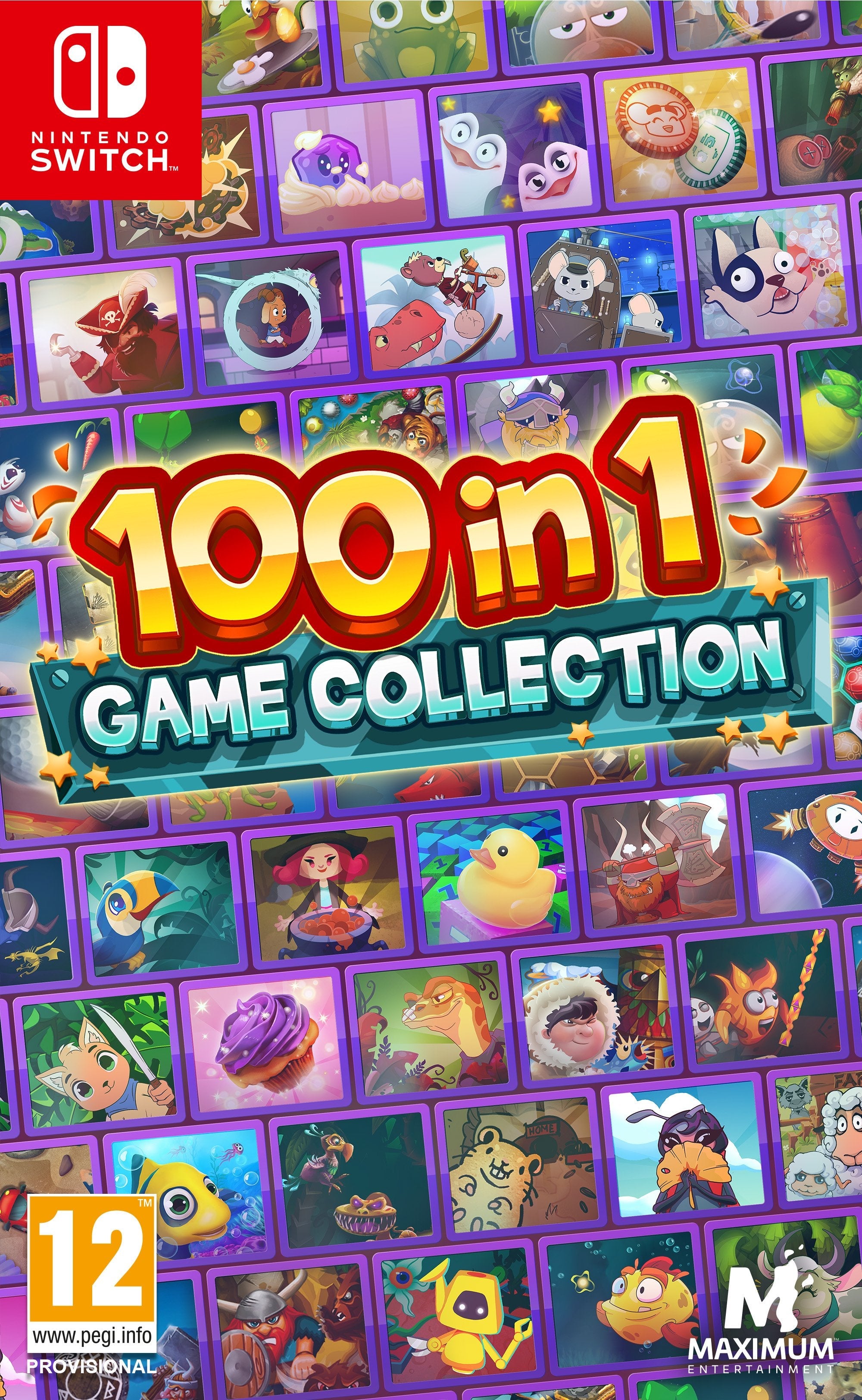 EAN 5016488142632 - Maximum Games 100 In 1 Game Collection Colección Alemán, Inglés, Español, Francés, Italiano Nintendo Swit imagen 2