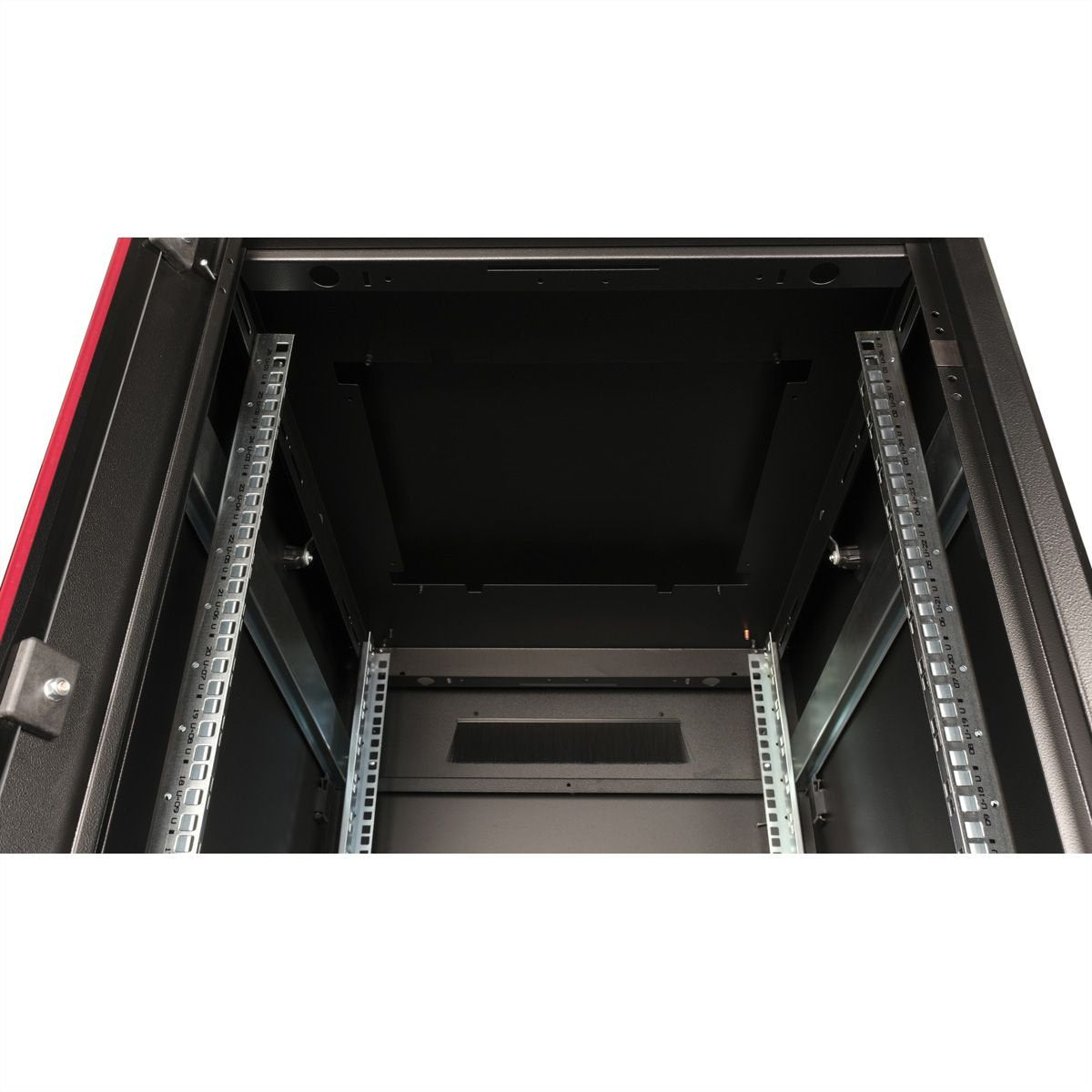 Roline 19-Zoll Netzwerkschrank Pro 26 He, 600x800 Bxt Glastr Schwarz