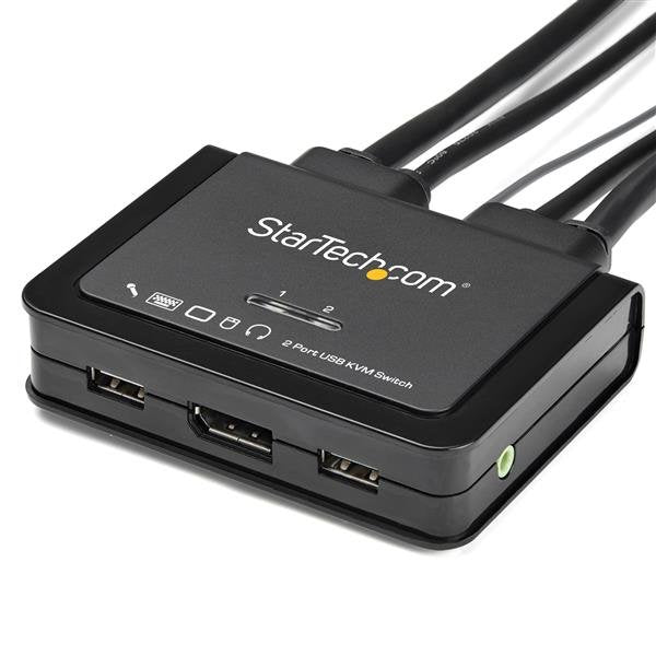 EAN 0065030882156 - StarTech.com SV211DPUA4K interruptor KVM Negro imagen 2
